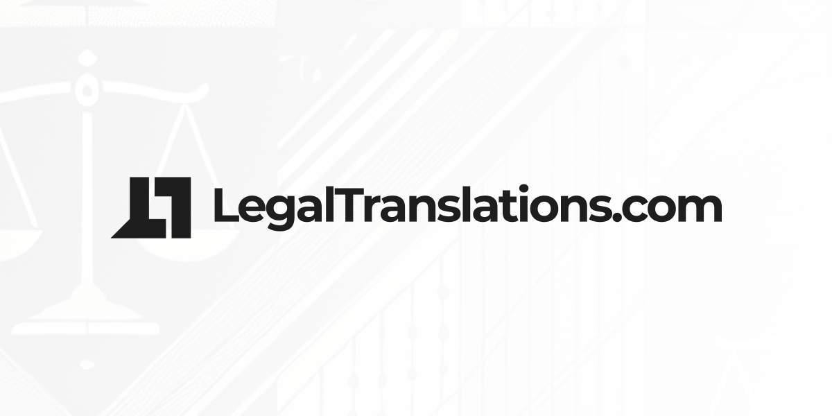 Legal Document Translation Services - LegalTranslations.com 